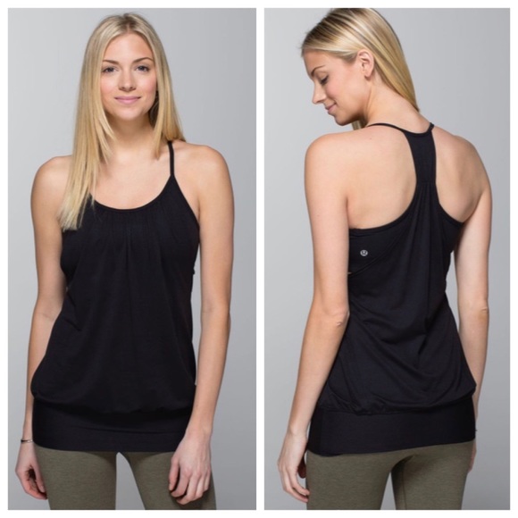 lululemon athletica Tops - Lululemon No Limit Tank Black Sz. 4